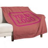Custom Copper Rose Pink Blanket