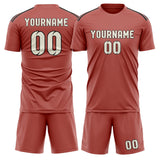 Custom Copper Rose Cream Soccer Set
