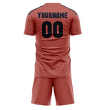 Custom Copper Rose Navy Soccer Set