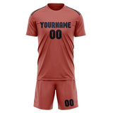 Custom Copper Rose Navy Soccer Set