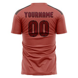 Custom Copper Rose Crimson Red Soccer Jersey
