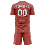 Custom Copper Rose White Soccer Set