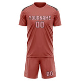 Custom Copper Rose Light Pink Soccer Set