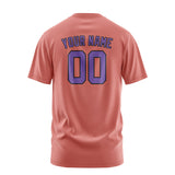 Custom Copper Rose Light Purple T-Shirt