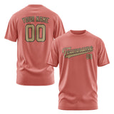 Custom Copper Rose Light Khaki T-Shirt