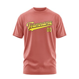 Custom Copper Rose Light Yellow T-Shirt