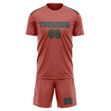 Custom Copper Rose Blue Green Soccer Set