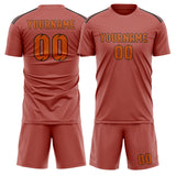 Custom Copper Rose Orange Soccer Set