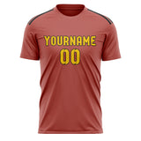Custom Copper Rose Gold Soccer Jersey