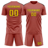 Custom Copper Rose Gold Soccer Set
