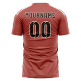 Custom Copper Rose Brown Soccer Jersey