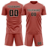 Custom Copper Rose Brown Soccer Set