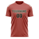Custom Copper Rose Olive Soccer Jersey