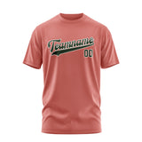 Custom Copper Rose Dark Green T-Shirt