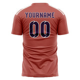 Custom Copper Rose Purple Soccer Jersey