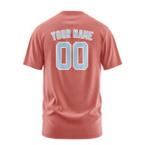 Custom Copper Rose Light Blue T-Shirt