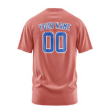 Custom Copper Rose Sky Blue T-Shirt