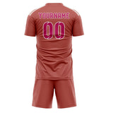 Custom Copper Rose Pink Soccer Set