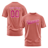 Custom Copper Rose Pink T-Shirt