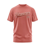Custom Copper Rose Coral Red T-Shirt