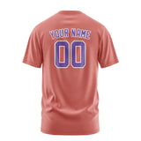 Custom Copper Rose Light Purple T-Shirt
