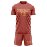 Custom Copper Rose Orange Soccer Set