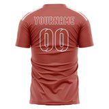 Custom Copper Rose Copper Rose Soccer Jersey