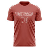 Custom Copper Rose Copper Rose Soccer Jersey