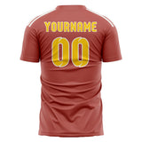 Custom Copper Rose Gold Soccer Jersey