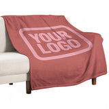Custom Copper Rose Pink Blanket