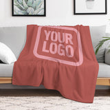 Custom Copper Rose Pink Blanket