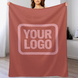 Custom Copper Rose Pink Blanket