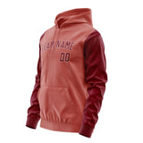 Custom Copper Rose Crimson Red Hoodie 2929151529B31815