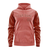 Custom Copper Rose Coral Red Hoodie 2929161629B31816