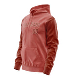 Custom Copper Rose Coral Red Hoodie 2929161629B31816