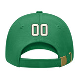 Custom Emerald Green Light Purple Hat 29B21703