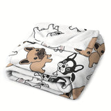 Gifts for Dog Lovers Blanket - Best French Bulldog Friend - From Parents, Birthday, Christmas, Everyday Encouragement, Inspirational