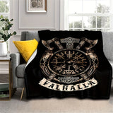 Blanket for Him Gifts - Valhalla - From Parents, Birthday, Christmas, Everyday Encouragement, Motivational