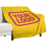 Custom Gold Pink Blanket