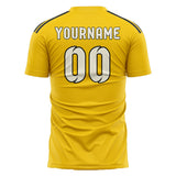 Custom Gold Cream Soccer Jersey
