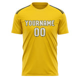 Custom Gold Cream Soccer Jersey