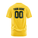 Custom Gold Dark Green T-Shirt