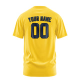 Custom Gold Blue T-Shirt