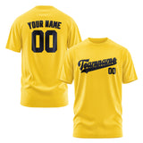 Custom Gold Navy T-Shirt