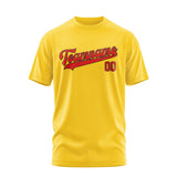 Custom Gold Orange Red T-Shirt