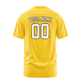 Custom Gold White T-Shirt