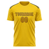 Custom Gold Yellow Soccer Jersey