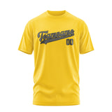 Custom Gold Dark Grey T-Shirt