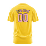 Custom Gold Light Pink T-Shirt