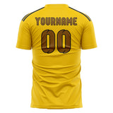 Custom Gold Khaki Soccer Jersey